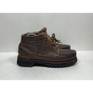 Timberland Chukka Waterproof Boots 34035 Men’s Size 8 Shoes Brown Leather
